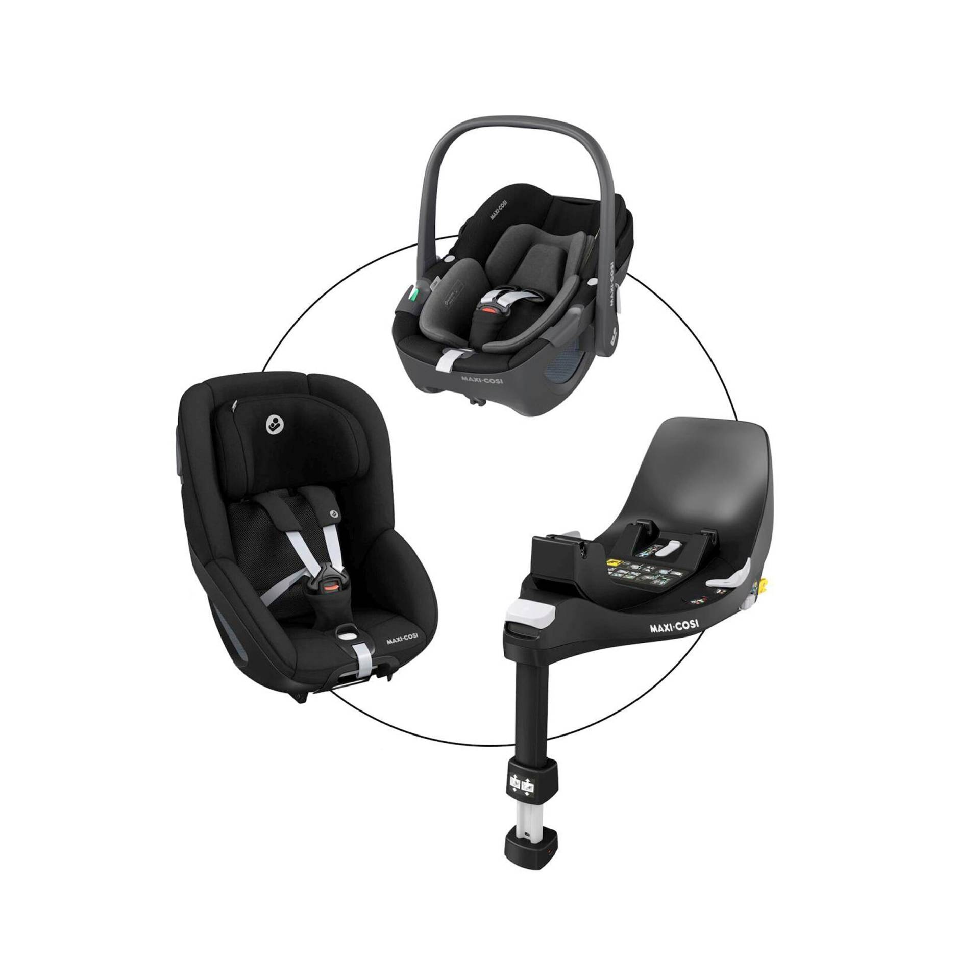 Babyschale Pebble 360 inkl. Kindersitz Pearl 360 und Isofix-Basis FamilyFix 360 Babyschale Pebble 360 inkl. Kindersitz Pearl 360 und Isofix-Basis FamilyFix 360 von Maxi-Cosi