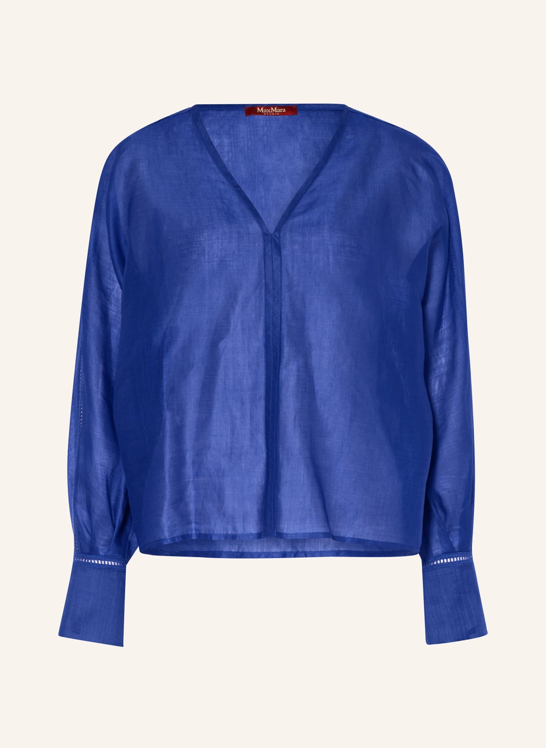 Maxmara Studio Blusenshirt Leccio blau von Maxmara Studio