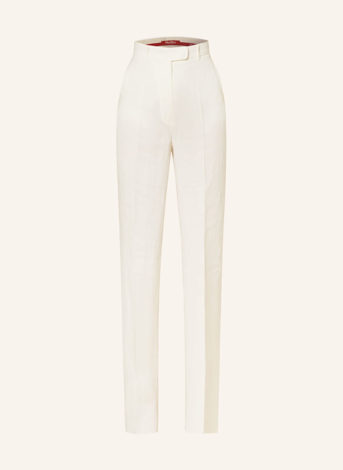 Maxmara Studio Marlenehose Alcano Aus Leinen weiss von Maxmara Studio