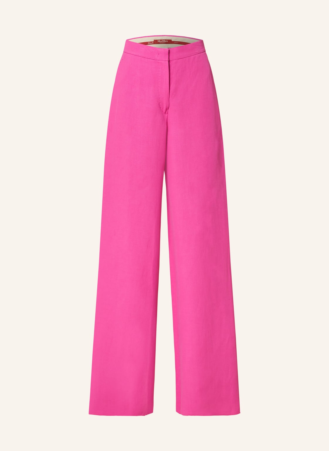 Maxmara Studio Marlenehose Gary Mit Leinen pink von Maxmara Studio