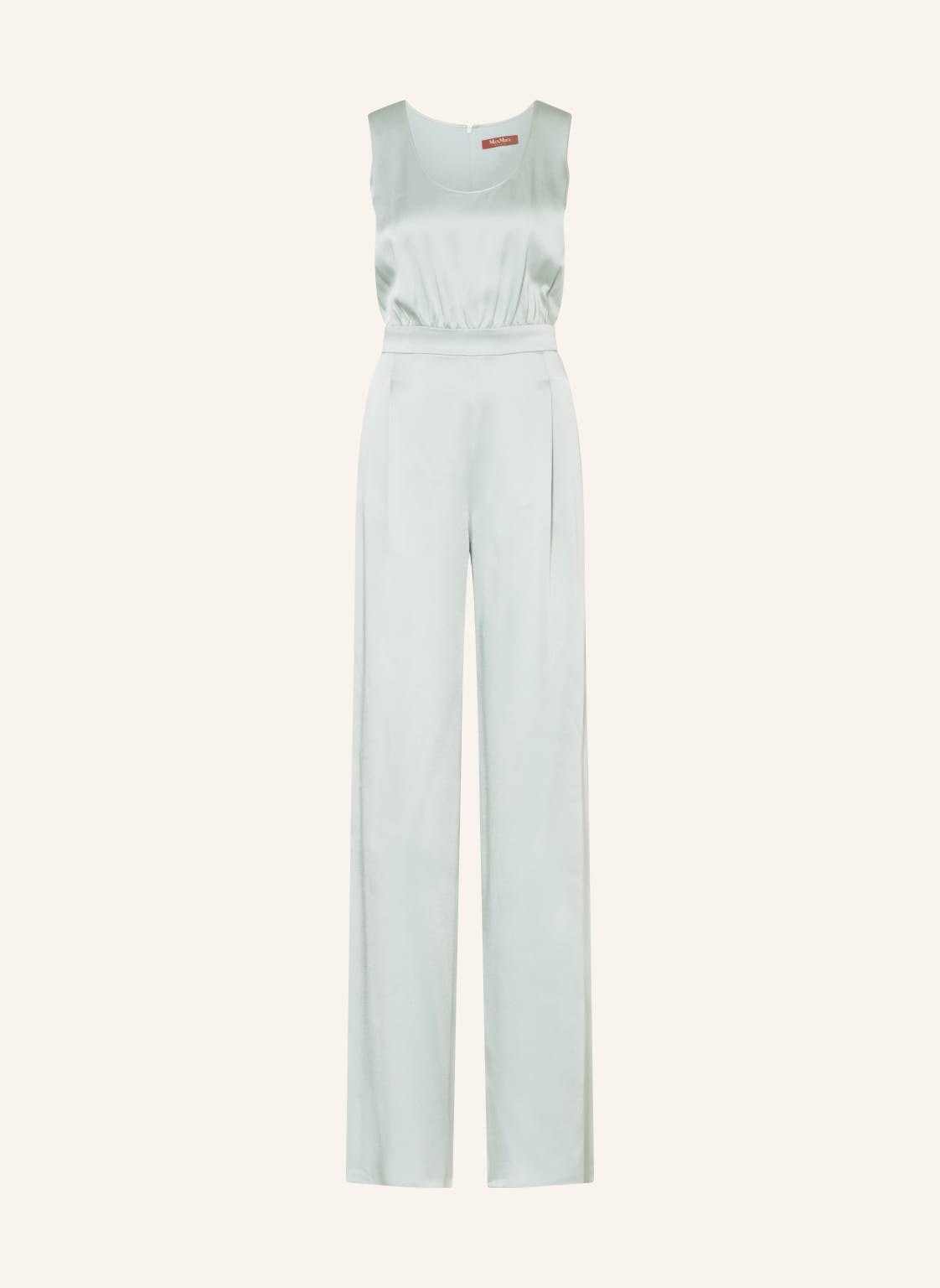 Maxmara Studio Satin-Jumpsuit Tropea blau von Maxmara Studio