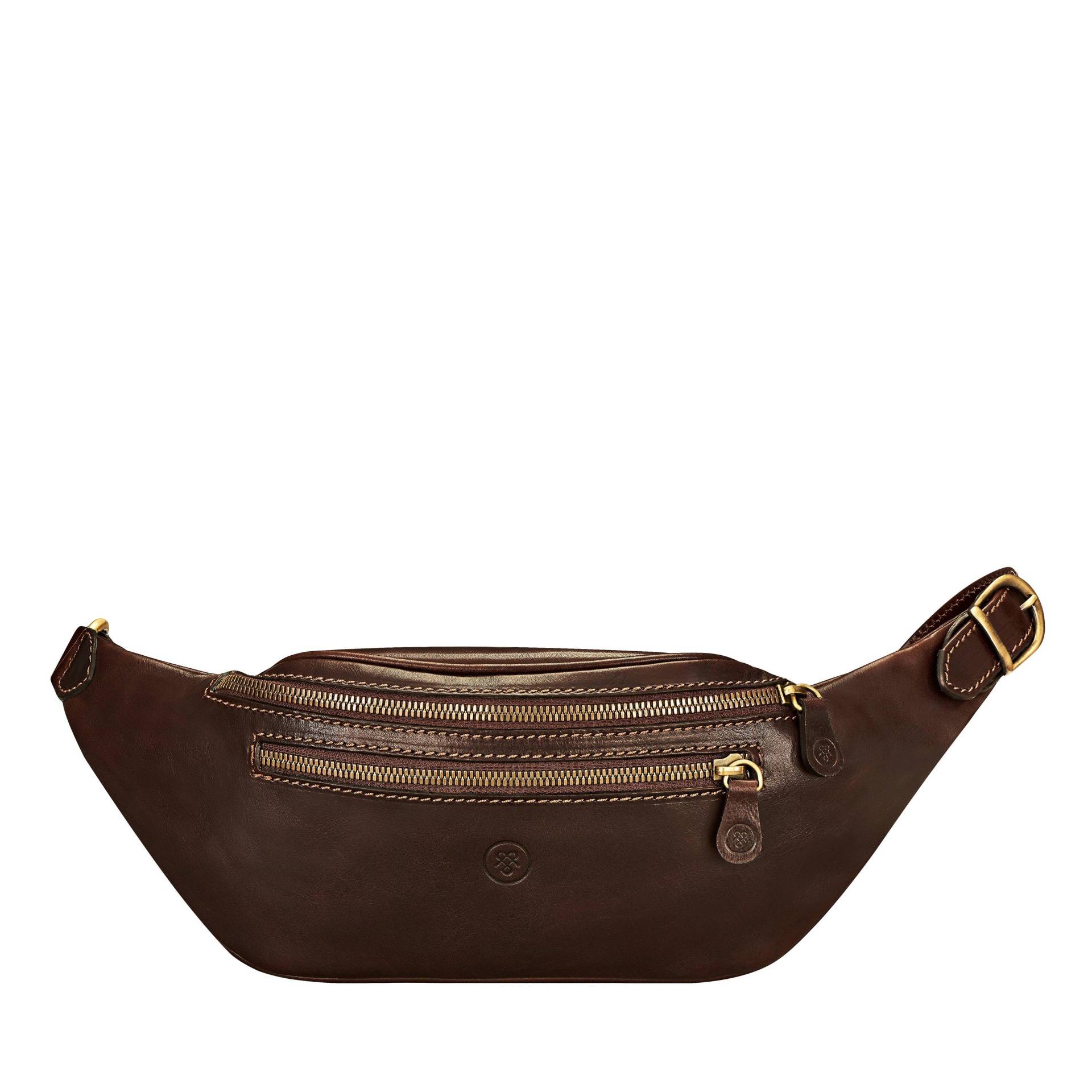 Centolla - Leder Bauchtasche Damen Braun von Maxwell Scott