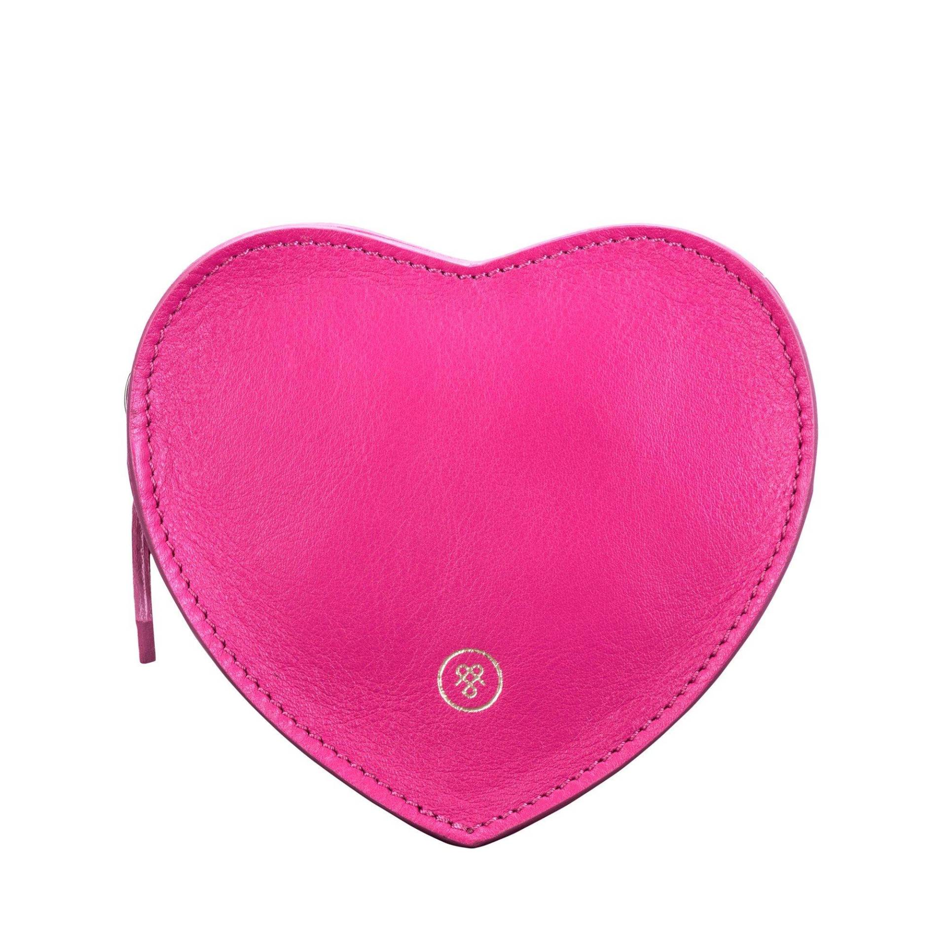 Mirabellal Nappa - Herzförmiger Nappa Leder Handtaschen Organiser Damen  ONE SIZE von Maxwell Scott