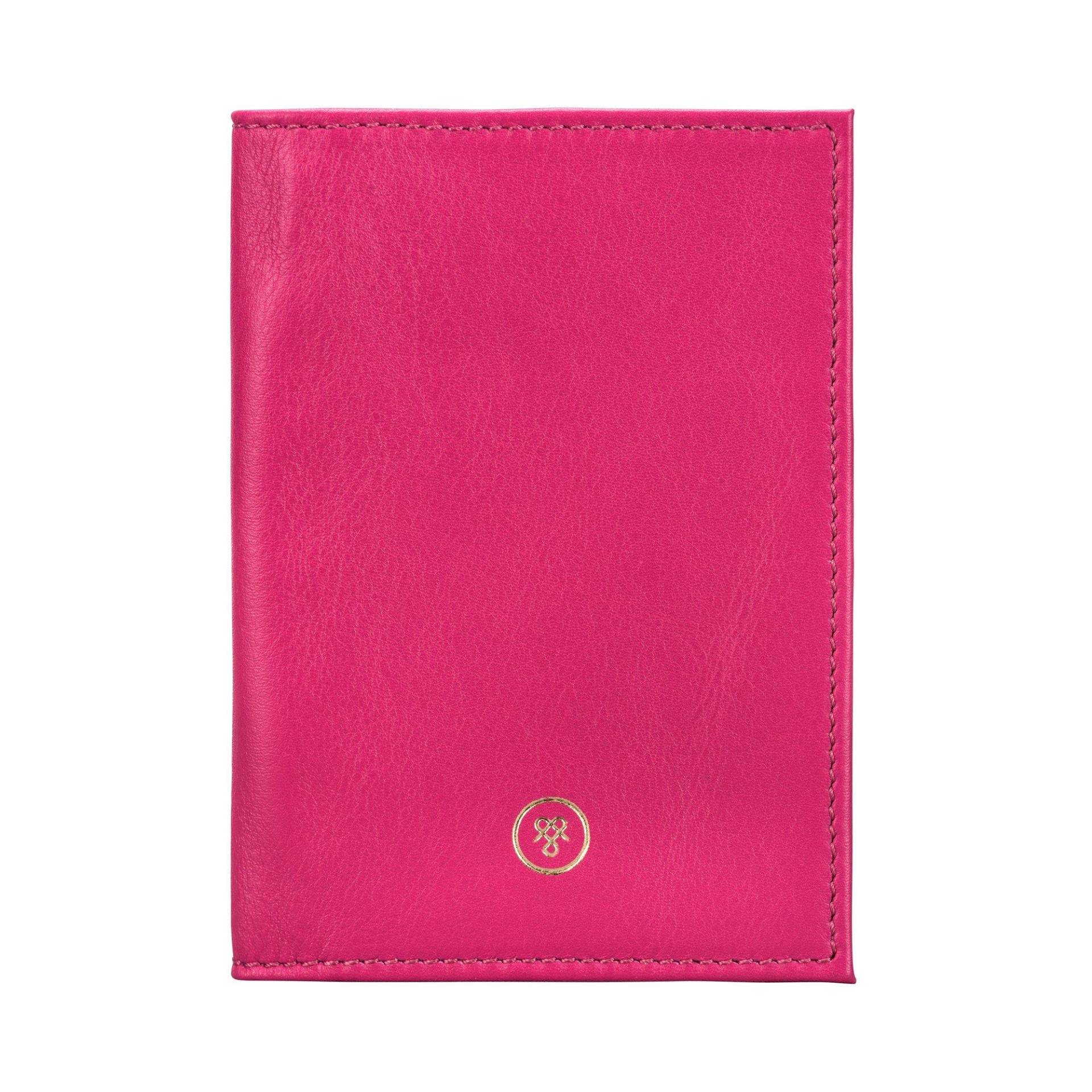 Prato Nappa - Passhülle Aus Nappa Leder Damen Pink ONE SIZE von Maxwell Scott