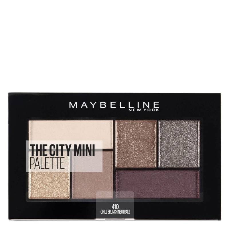 Maybelline NY Eyes - City Mini Lidschatten Palette 410 Chill Brunch Neutrals von Maybelline New York