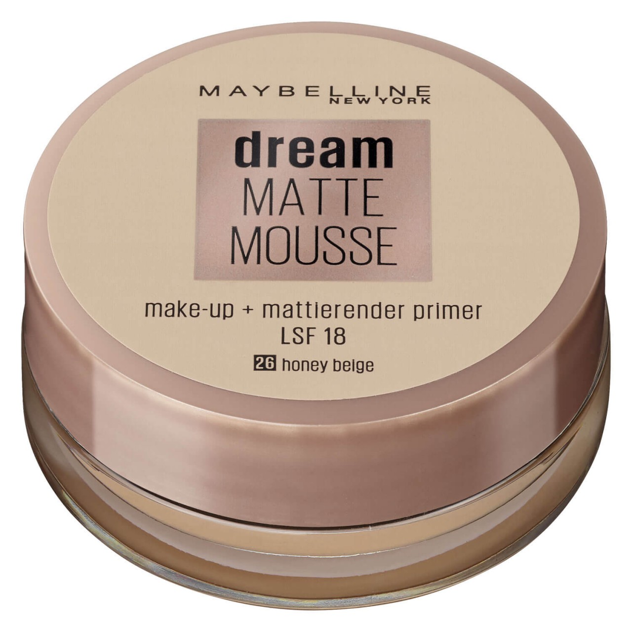 Maybelline NY Teint - Dream Matte Mousse Make-up 26 Honey Beige Maybelline NY Teint - Dream Matte Mousse Make-up 26 Honey Beige von Maybelline New York