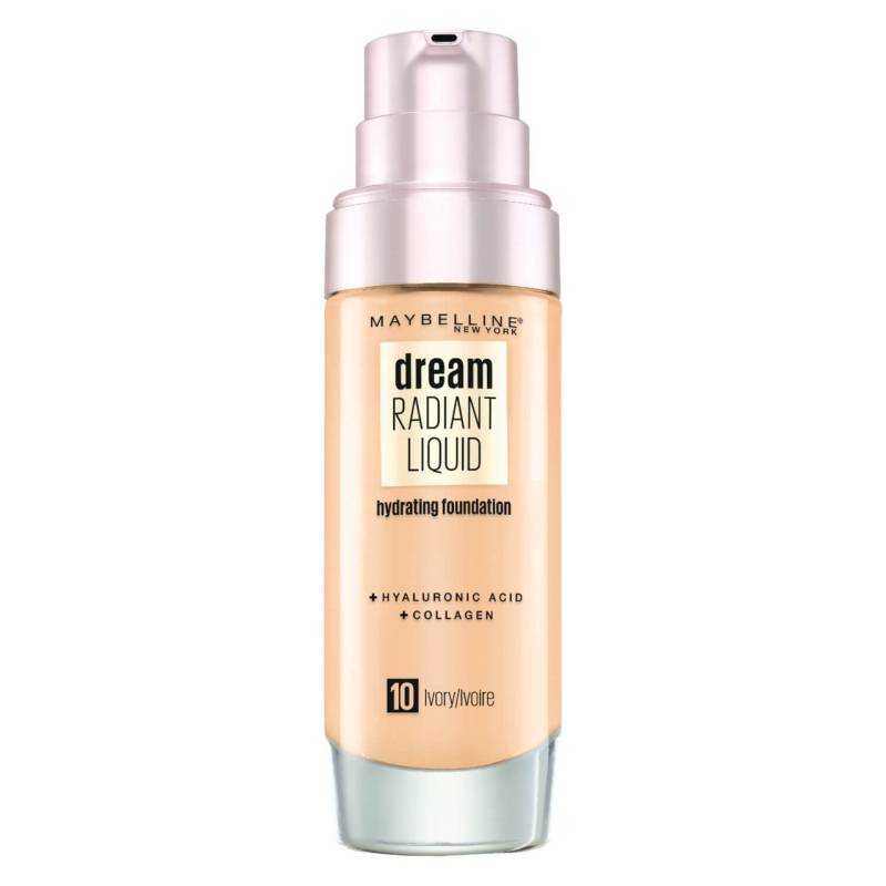Maybelline NY Teint - Dream Radiant Liquid Make-Up 10 Ivory von Maybelline New York