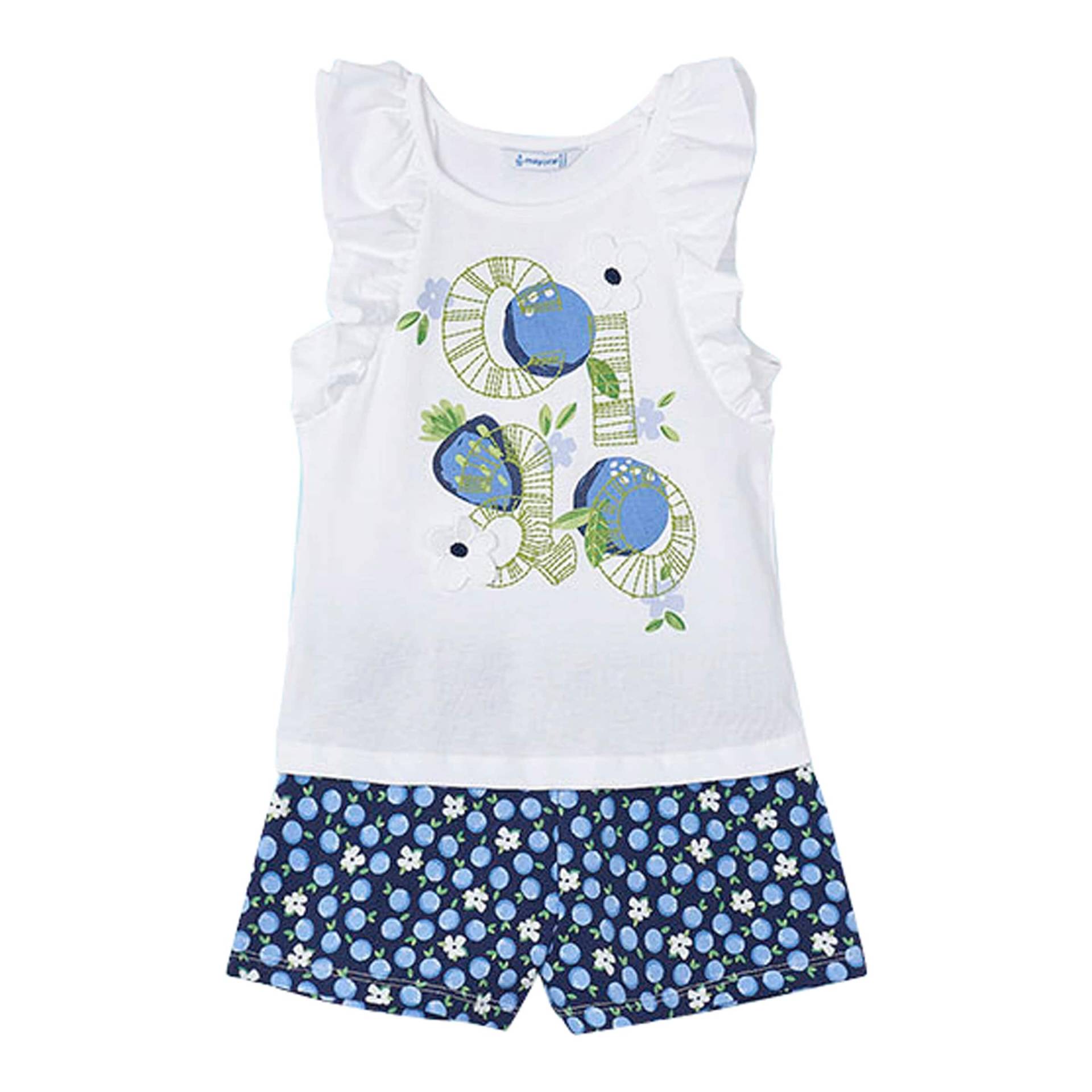 2-tlg. Set T-Shirt Flügelarm und Shorts Obst 2-tlg. Set T-Shirt Flügelarm und Shorts Obst von Mayoral
