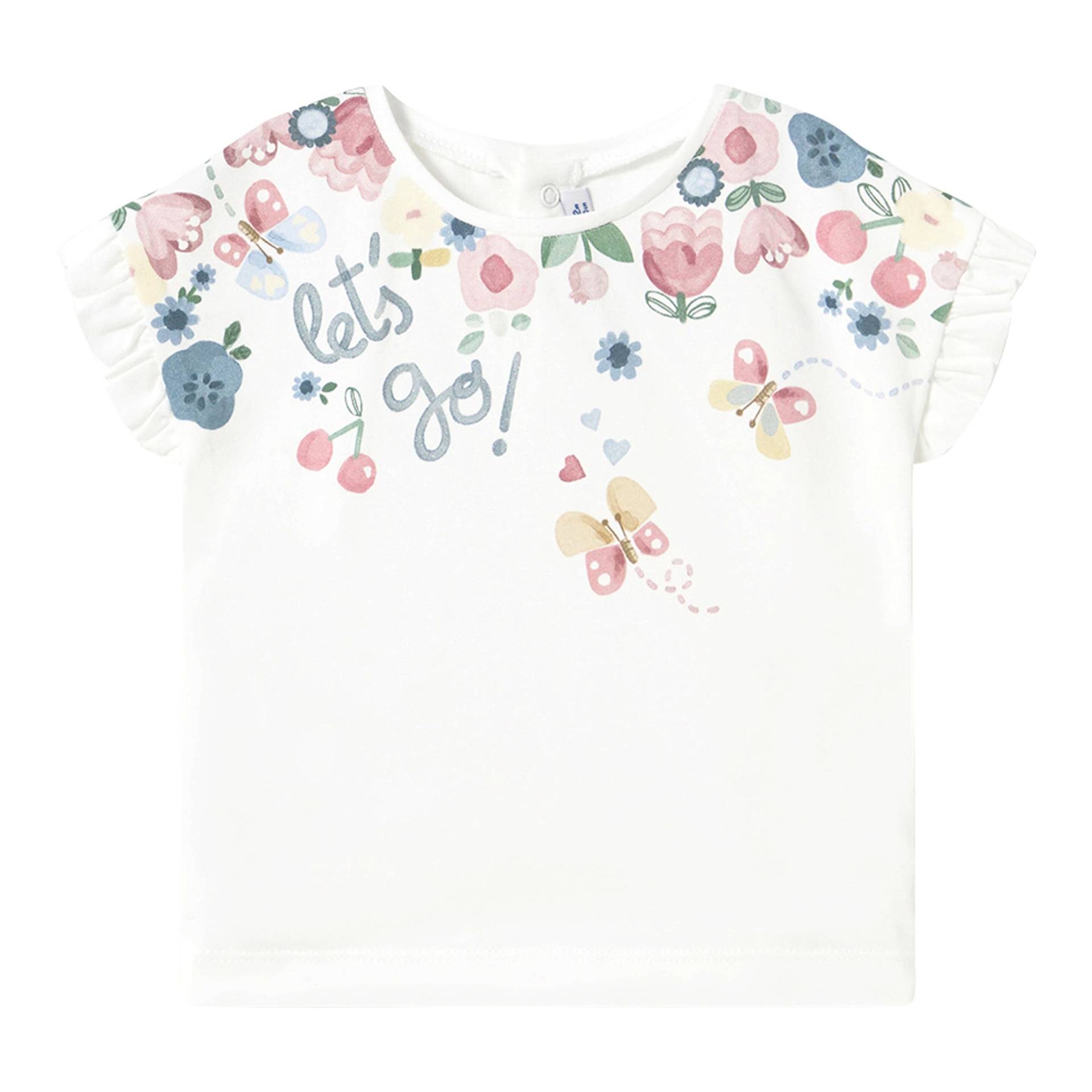 T-Shirt Blumen Schmetterlinge T-Shirt Blumen Schmetterlinge von Mayoral