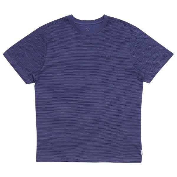 Mazine - Wobbly Striped T - T-Shirt Gr XXL blau von Mazine