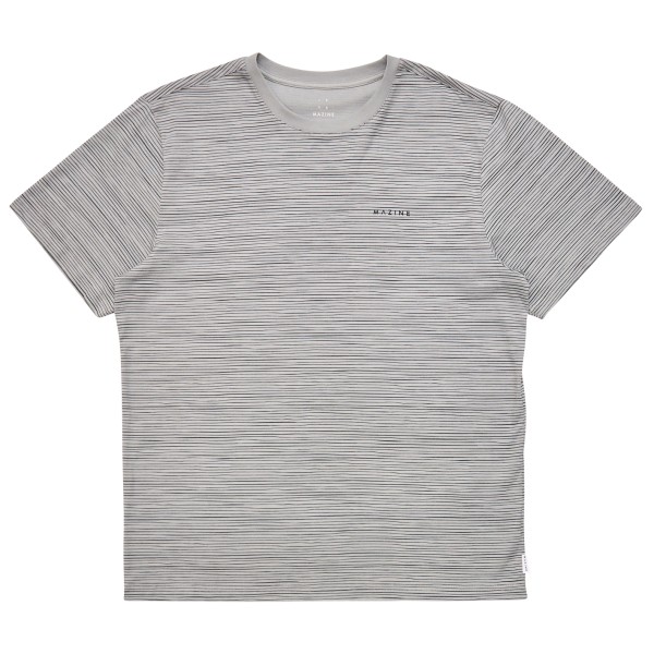 Mazine - Wobbly Striped T - T-Shirt Gr XXL grau von Mazine