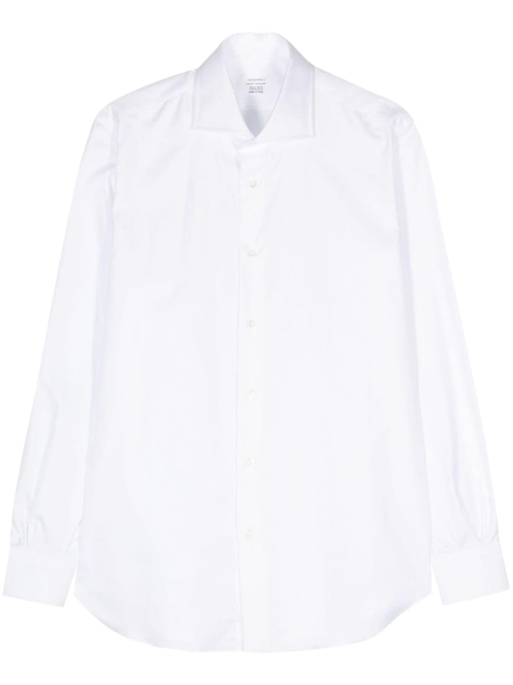 Mazzarelli long-sleeve cotton shirt - White von Mazzarelli