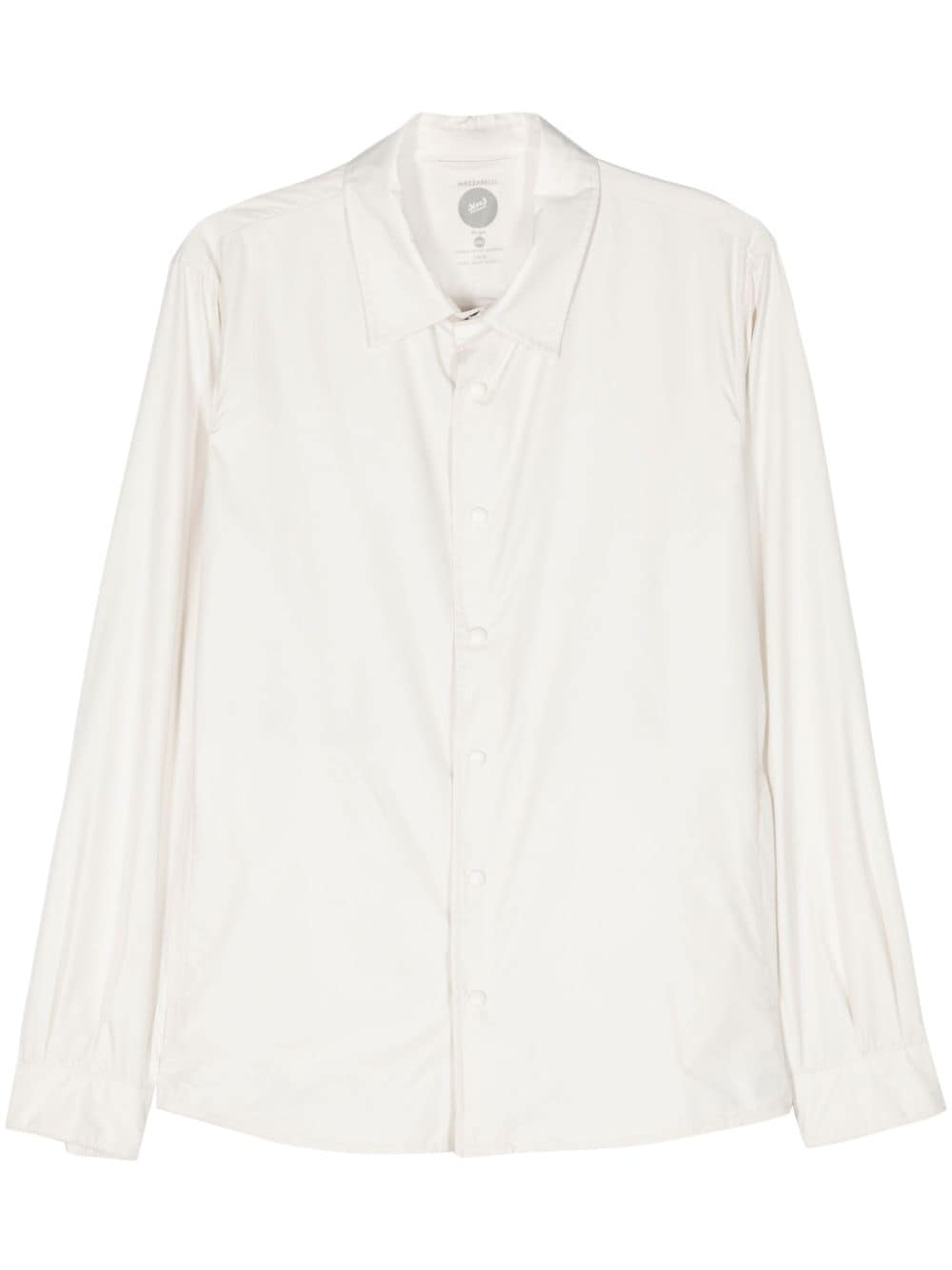 Mazzarelli long-sleeve shirt jacket - Neutrals von Mazzarelli