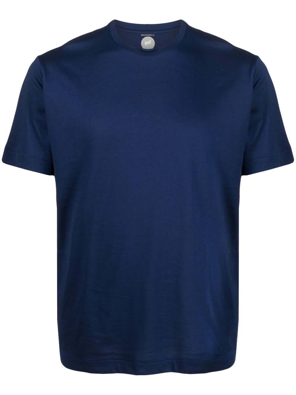 Mazzarelli round-neck short-sleeve T-shirt - Blue von Mazzarelli