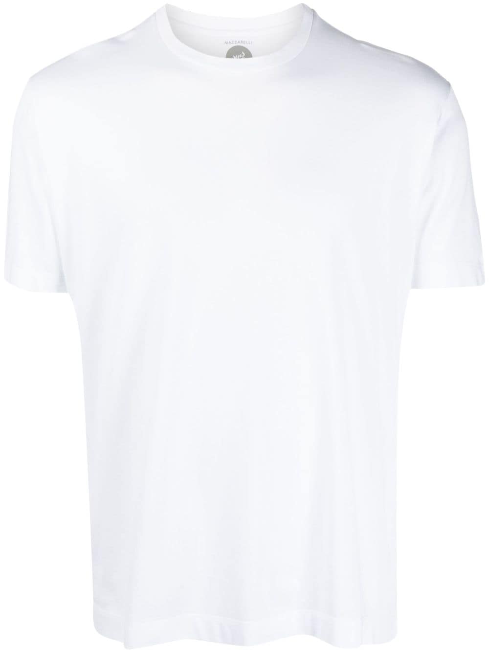 Mazzarelli round-neck short-sleeve T-shirt - White von Mazzarelli