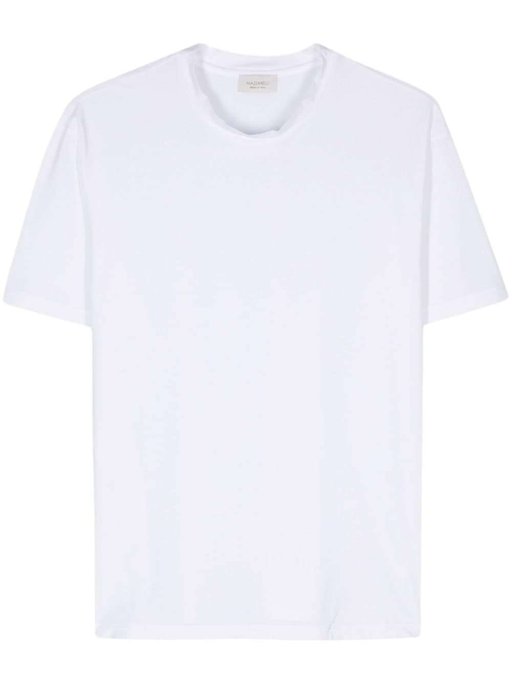 Mazzarelli stretch-design T-shirt - White