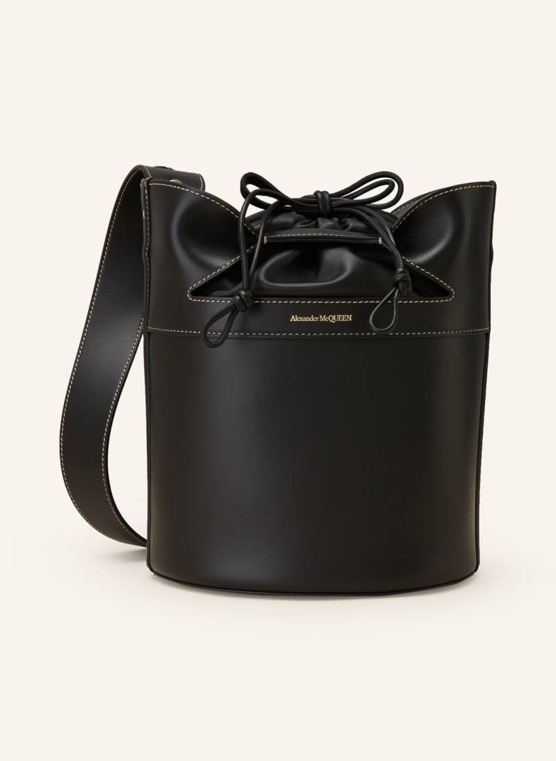 Mcqueen Beuteltasche The Bucket Bow schwarz von McQUEEN