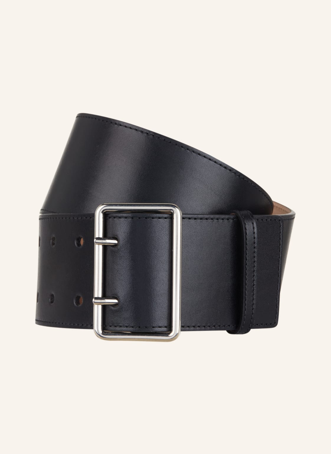 Mcqueen Taillengürtel Aus Leder schwarz Mcqueen Taillengürtel Aus Leder schwarz von McQUEEN