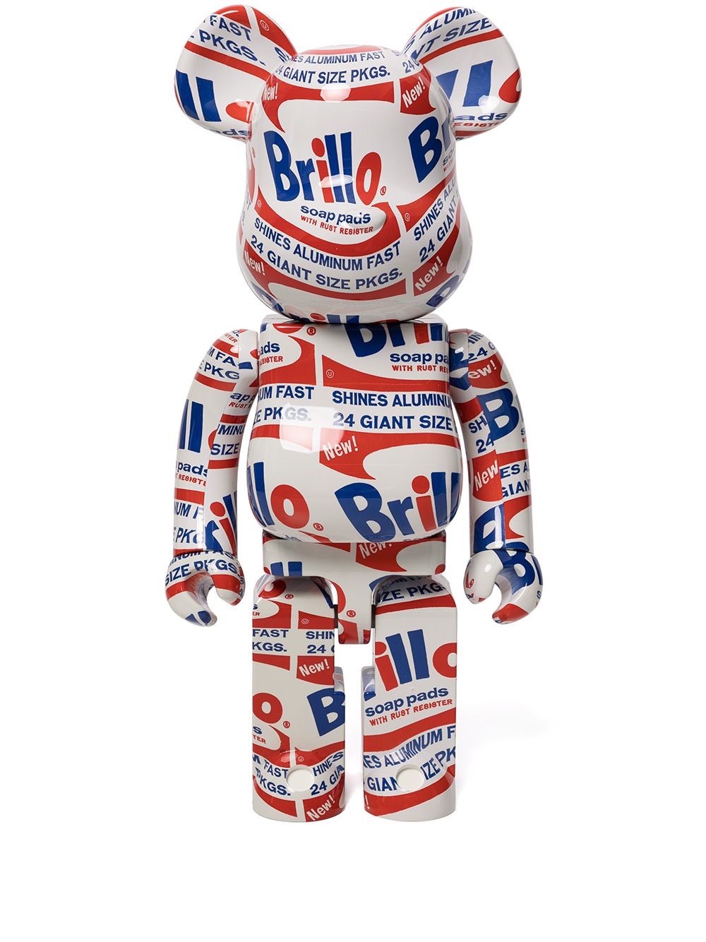 MEDICOM TOY x Andy Warhol Brillo BE@RBRICK 1000% figure - Red von MEDICOM TOY