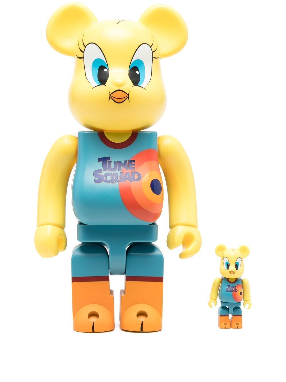 MEDICOM TOY x Space Jam Tweety BE@RBRICK 100% and 400% figure set - Yellow von MEDICOM TOY