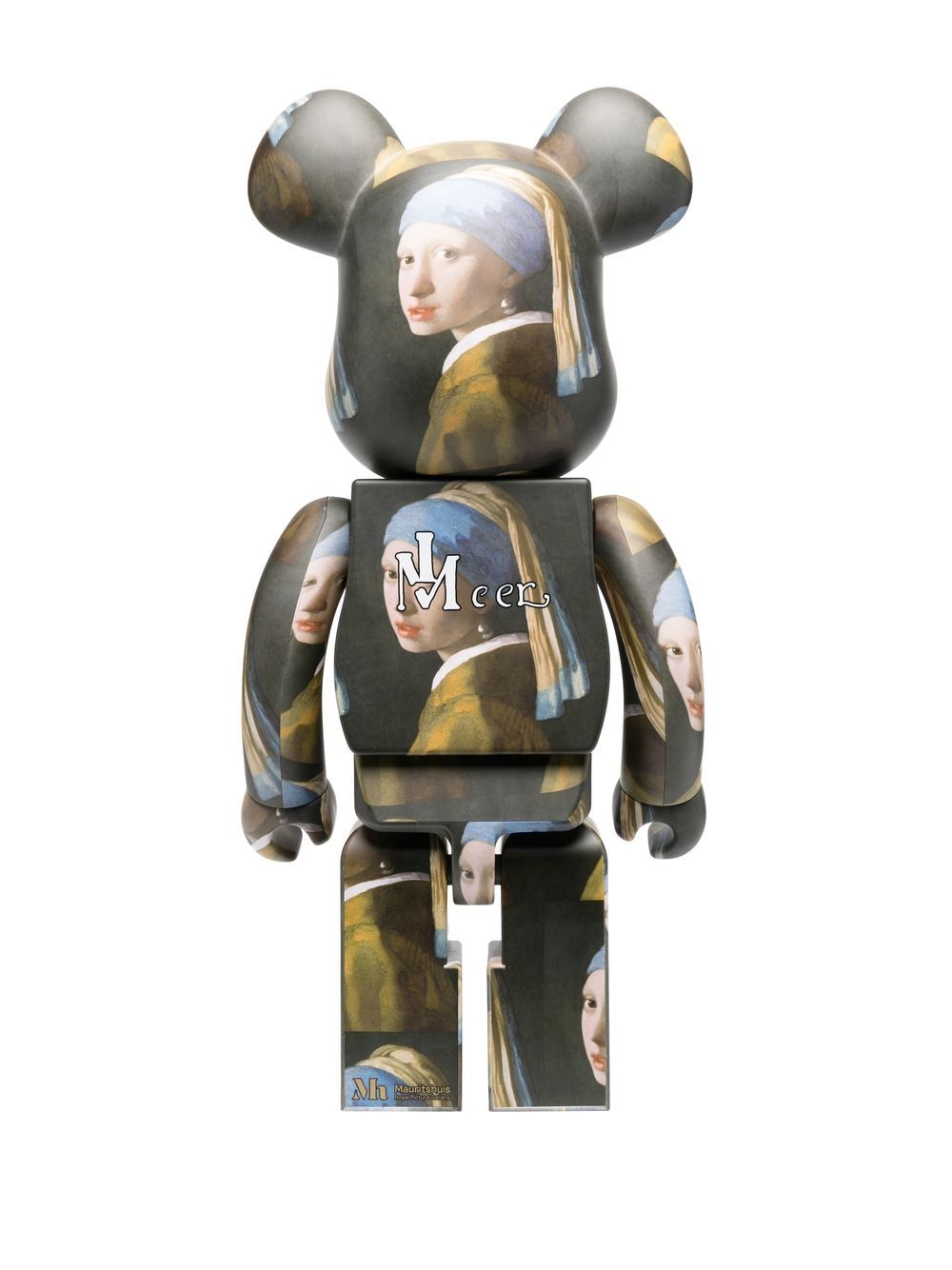 MEDICOM TOY x 1000% Johannes Vermeer Girl BE@RBRICK - Black von MEDICOM TOY