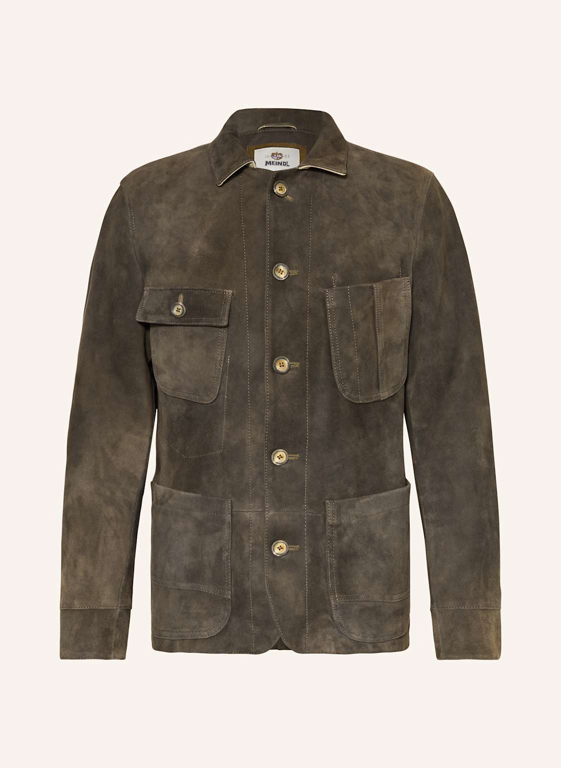 Meindl Leder-Overjacket Hirsch grau Meindl Leder-Overjacket Hirsch grau von Meindl