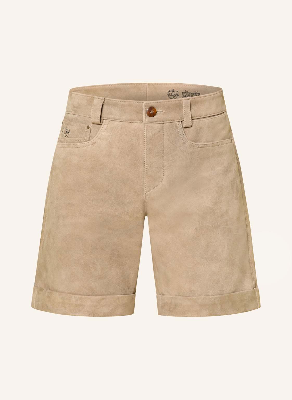 Meindl Trachten-Lederhose Bullrider Short beige Meindl Trachten-Lederhose Bullrider Short beige von Meindl