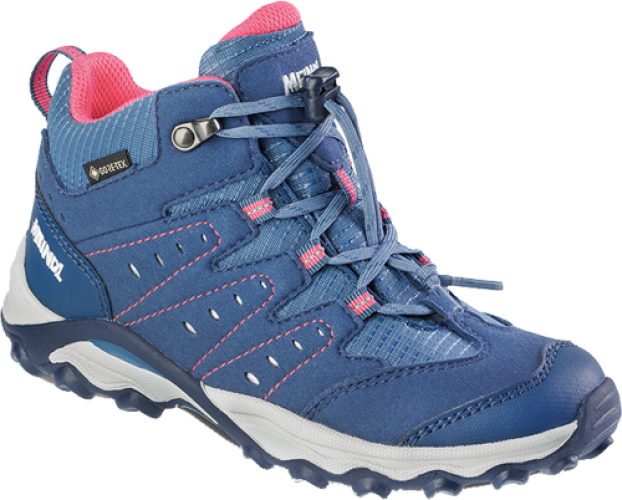 Meindl Wanderschuh Tuam GTX Kinder - jeans/pink (Grösse: 28) von Meindl