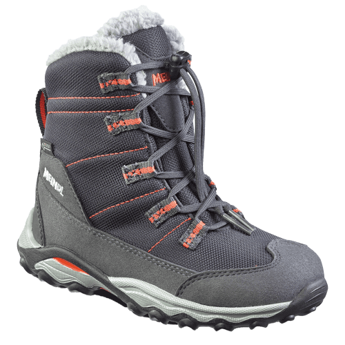 Meindl Yolup Junior GTX Winterschuh Kinder - schwarz/orange (Grösse: 28) von Meindl