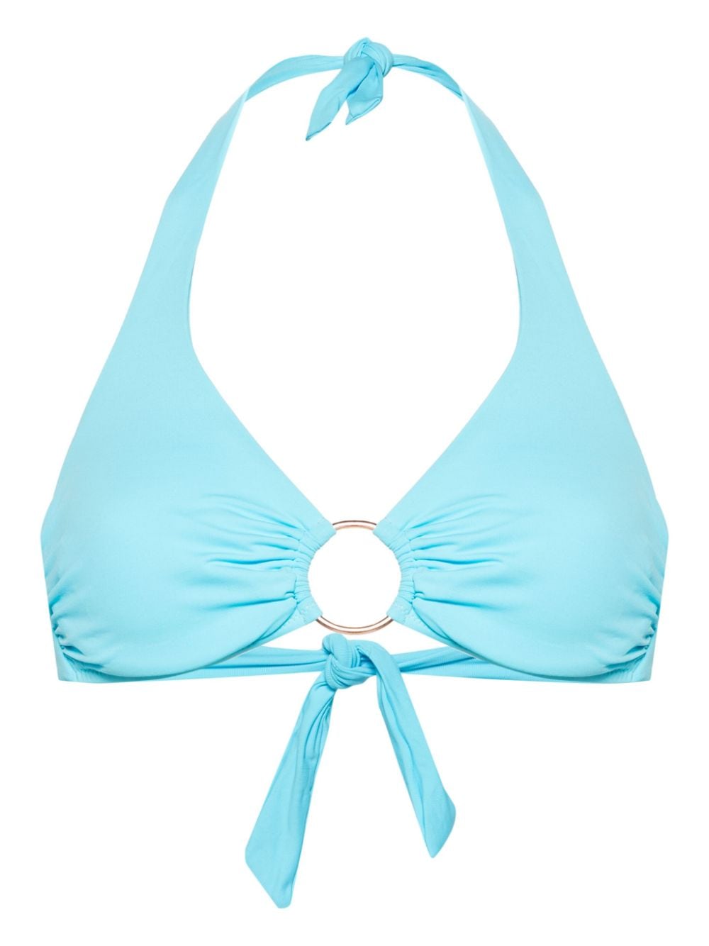 Melissa Odabash Brussels ring-detailed bikini top - Blue von Melissa Odabash