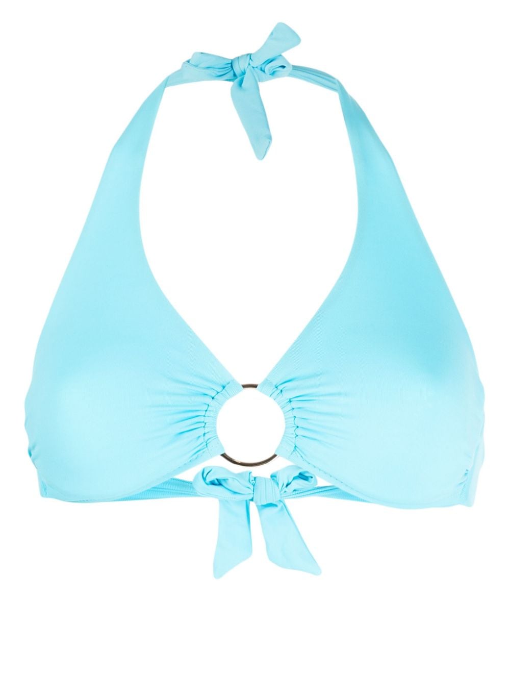 Melissa Odabash Brussels underwire halterneck bikini top - Blue von Melissa Odabash