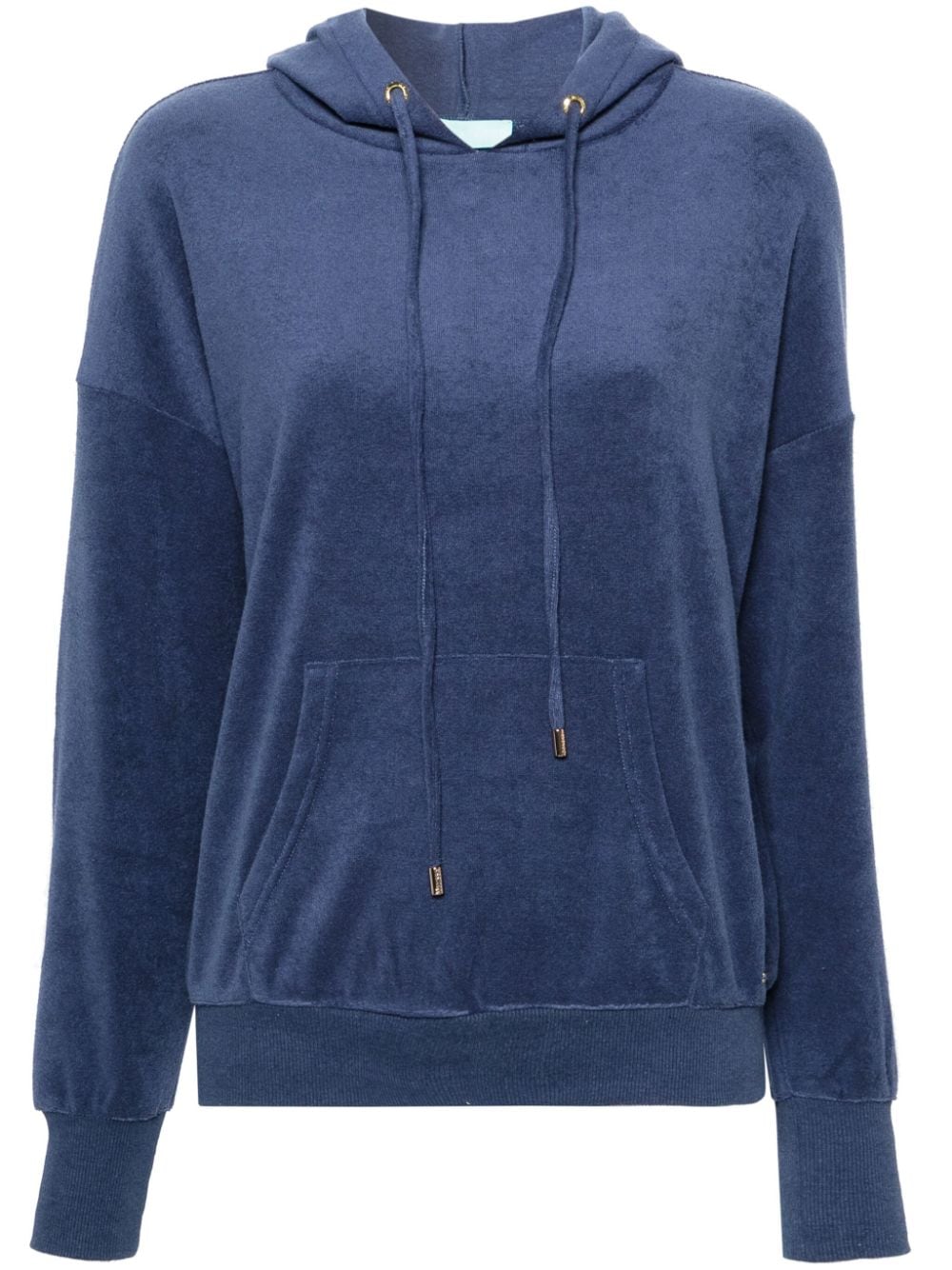 Melissa Odabash Nora terry-cloth hoodie - Blue von Melissa Odabash