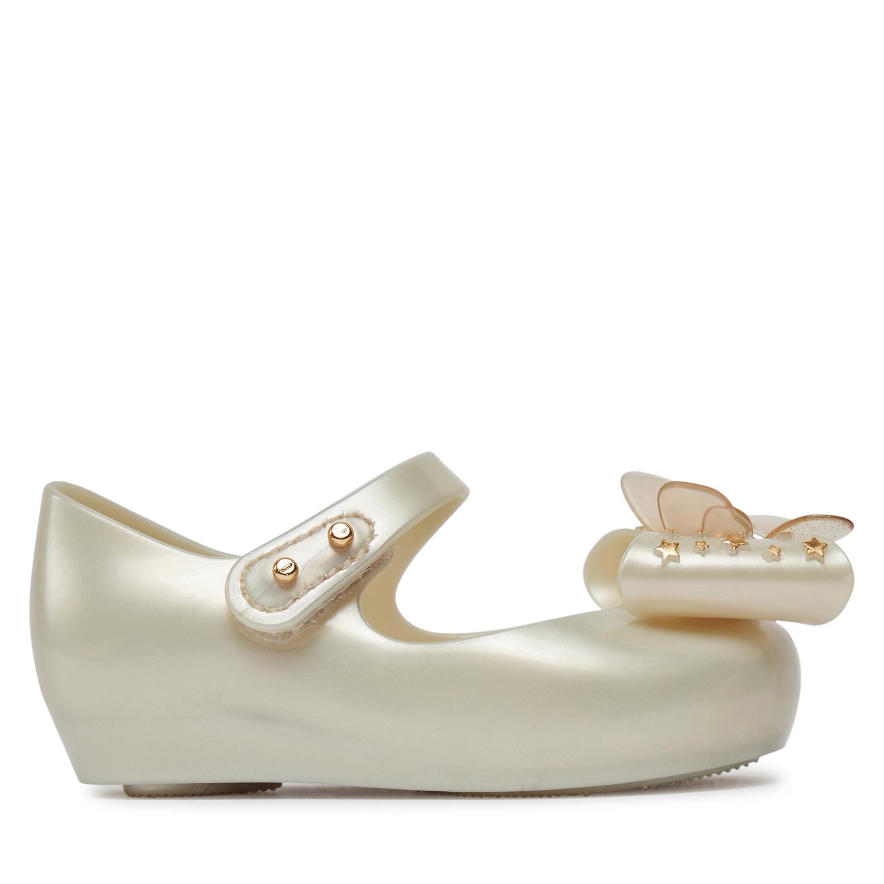 Ballerinas Melissa Mini Melissa Ultragirl Star Ii Bb 35725 Pearly Beige AS262 von Melissa