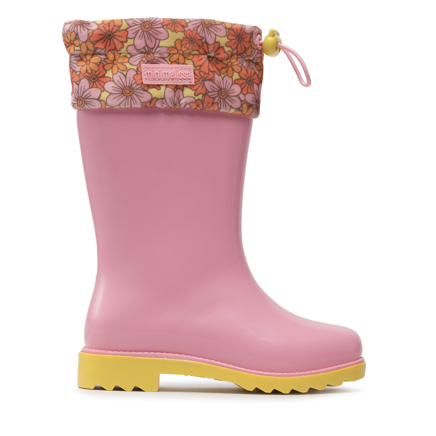 Gummistiefel Melissa Mini Melissa Rain Boot III Inf 33616 Pink/Yellow AB198 von Melissa