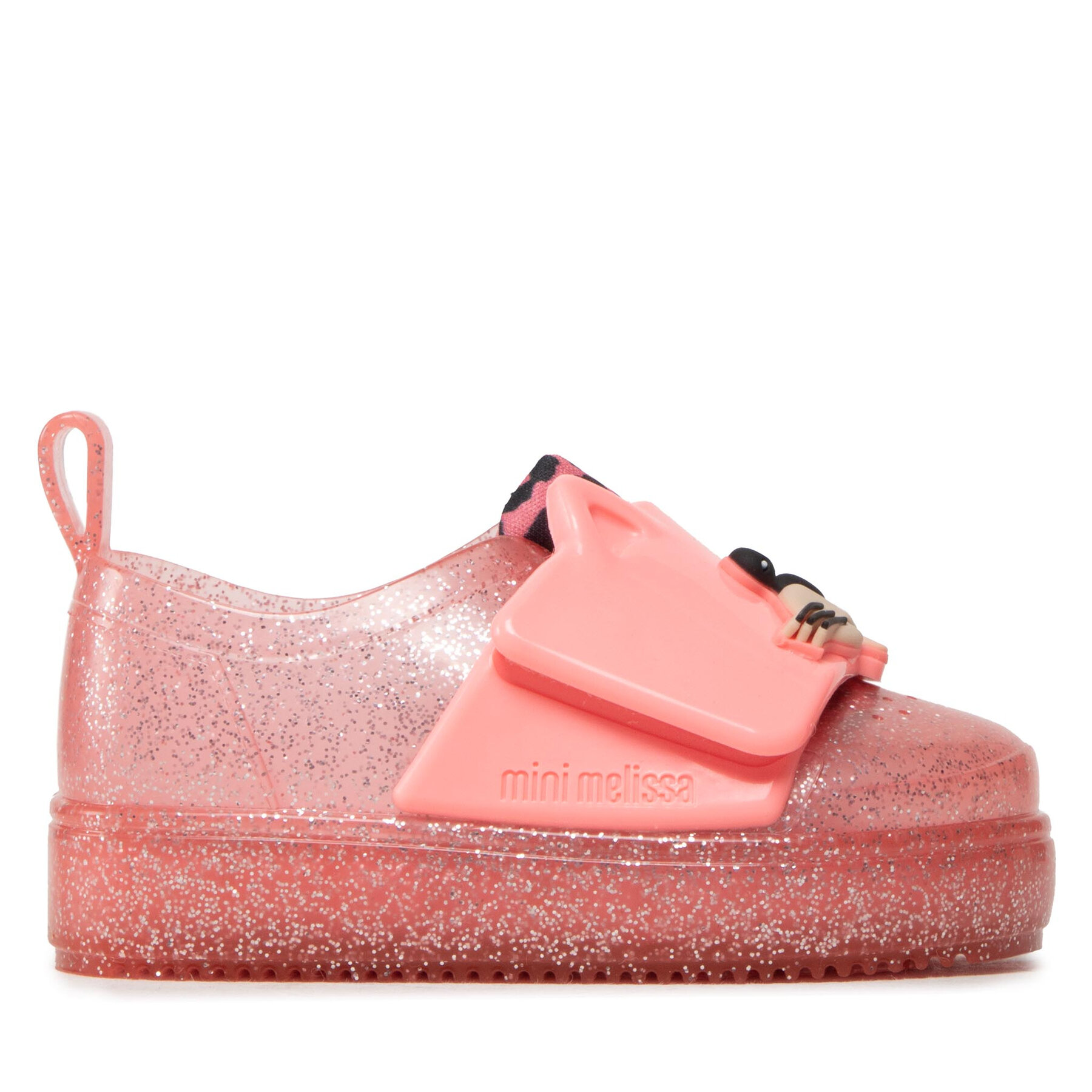 Halbschuhe Melissa Mini Melissa Jelly Pop Safari 33687 Pink Glitter AF299 von Melissa