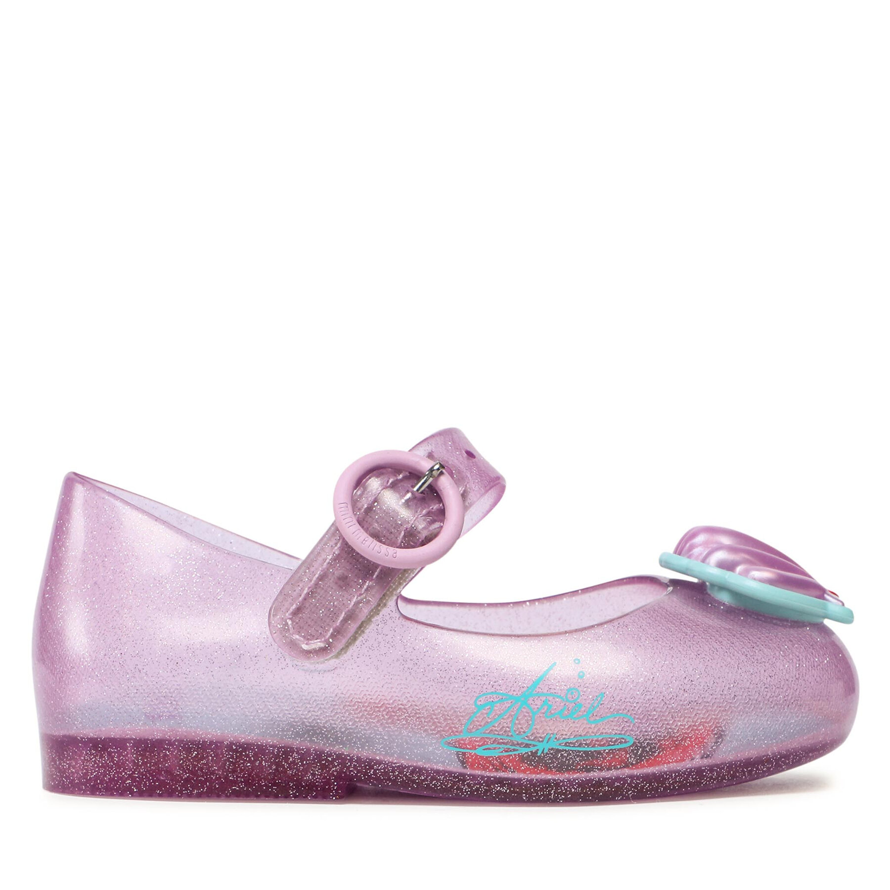 Halbschuhe Melissa Mini Melissa Sweet Love + Disn 33447 Pink Glitter 52528 von Melissa