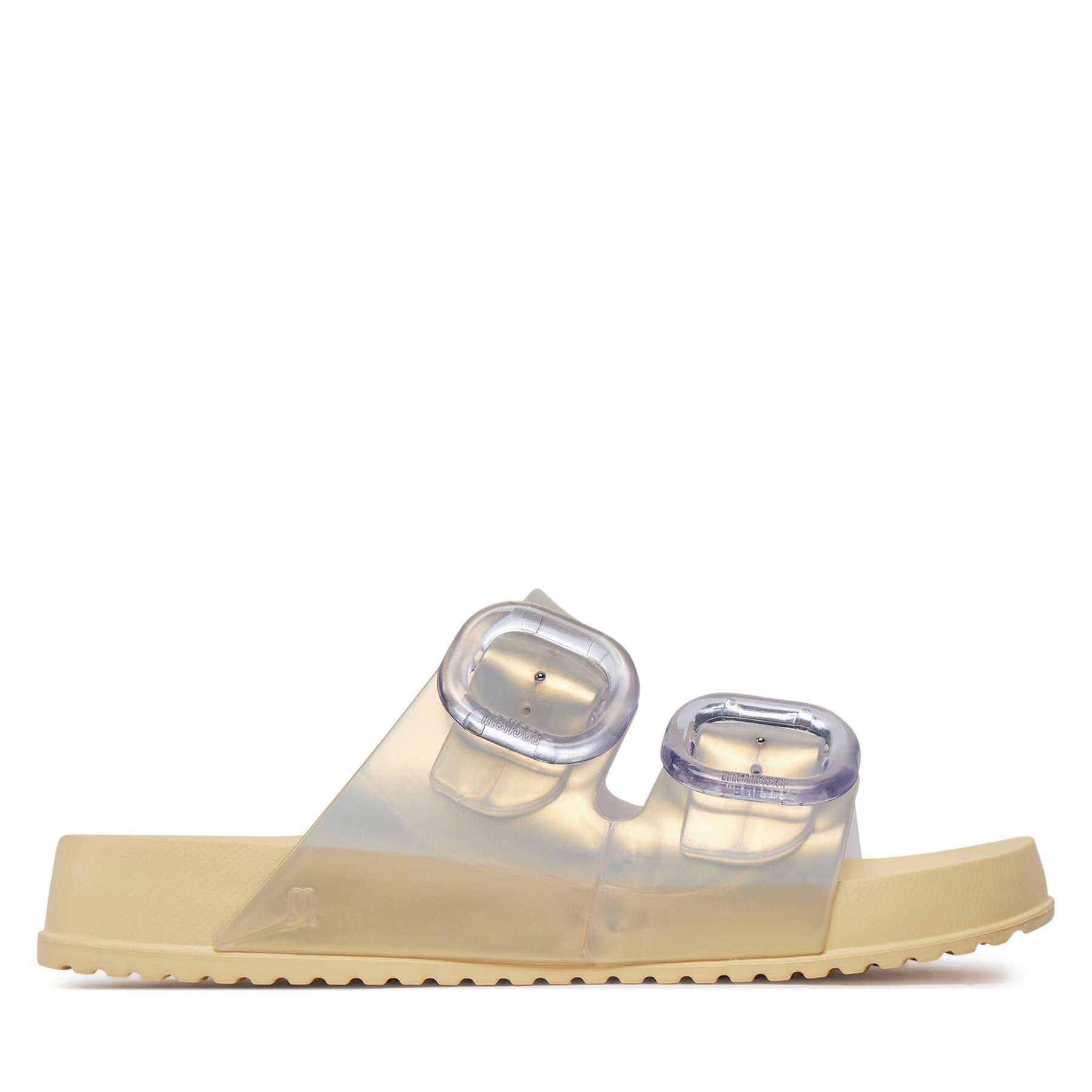 Pantoletten Melissa Mini Melissa Cozy Slide Inf 35685 Pearl Yellow AV387 von Melissa