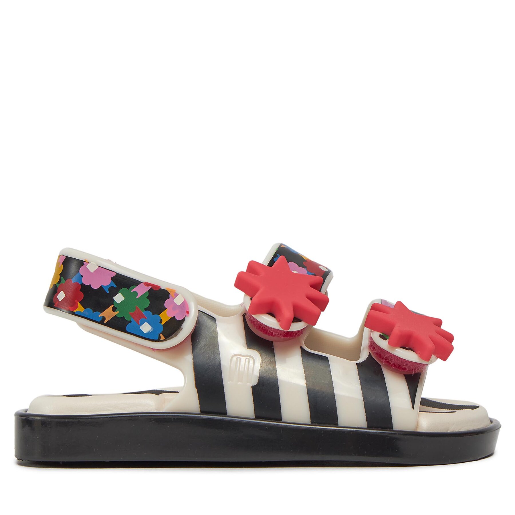 Sandalen Melissa Mini Melissa Estrelar + Fabula Bb 35721 Black/Multicolour AT519 von Melissa