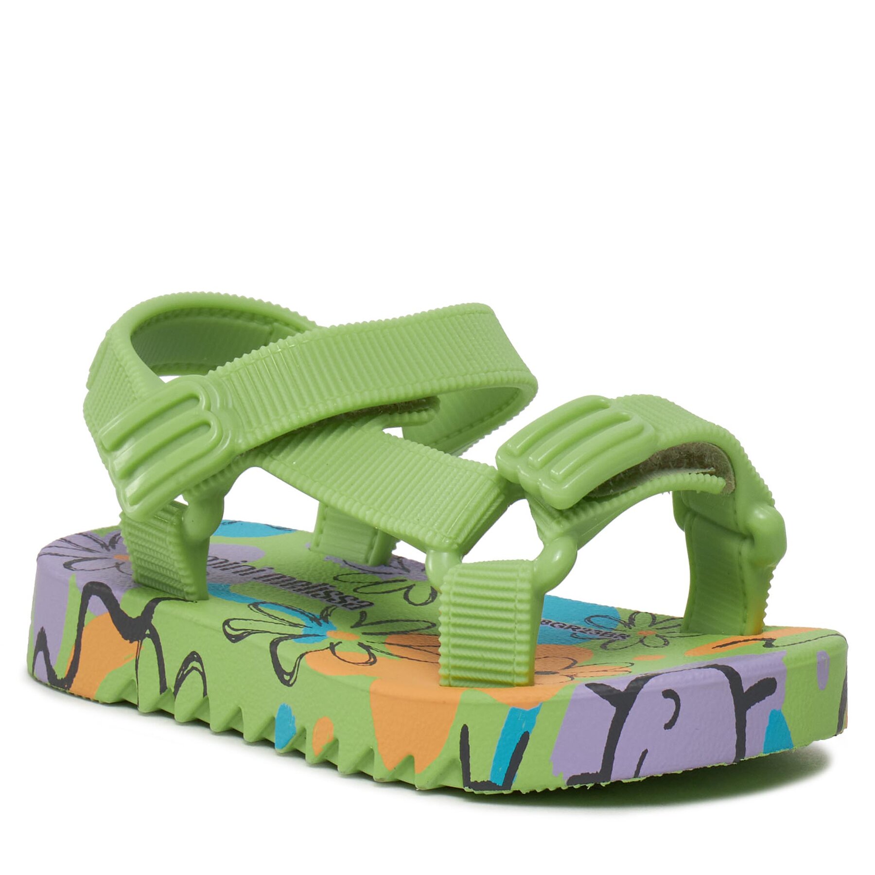 Sandalen Melissa Mini Melissa Playtime Bb 35690 Green/Lila AS645 von Melissa