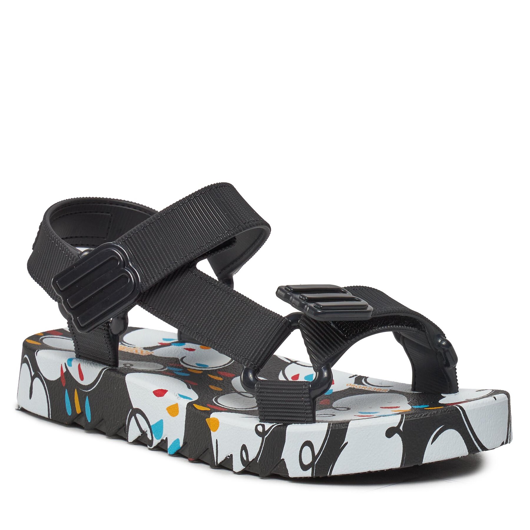 Sandalen Melissa Mini Melissa Playtime Inf 35691 Black/Blue AU887 von Melissa