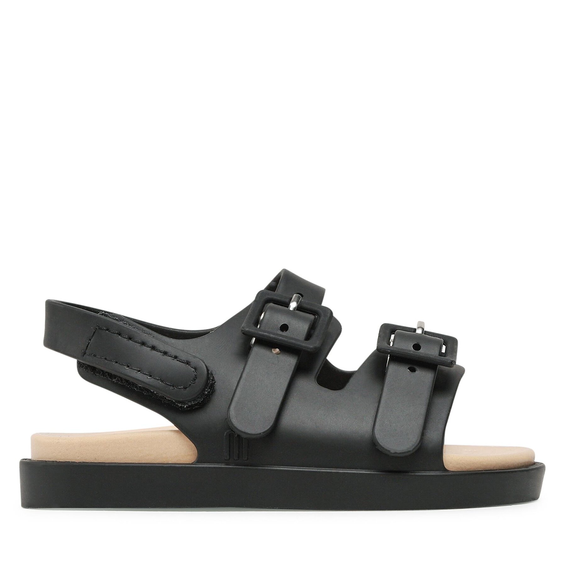 Sandalen Melissa Mini Melissa Wide Sandal BB 33405 Black/Beige 51496 von Melissa