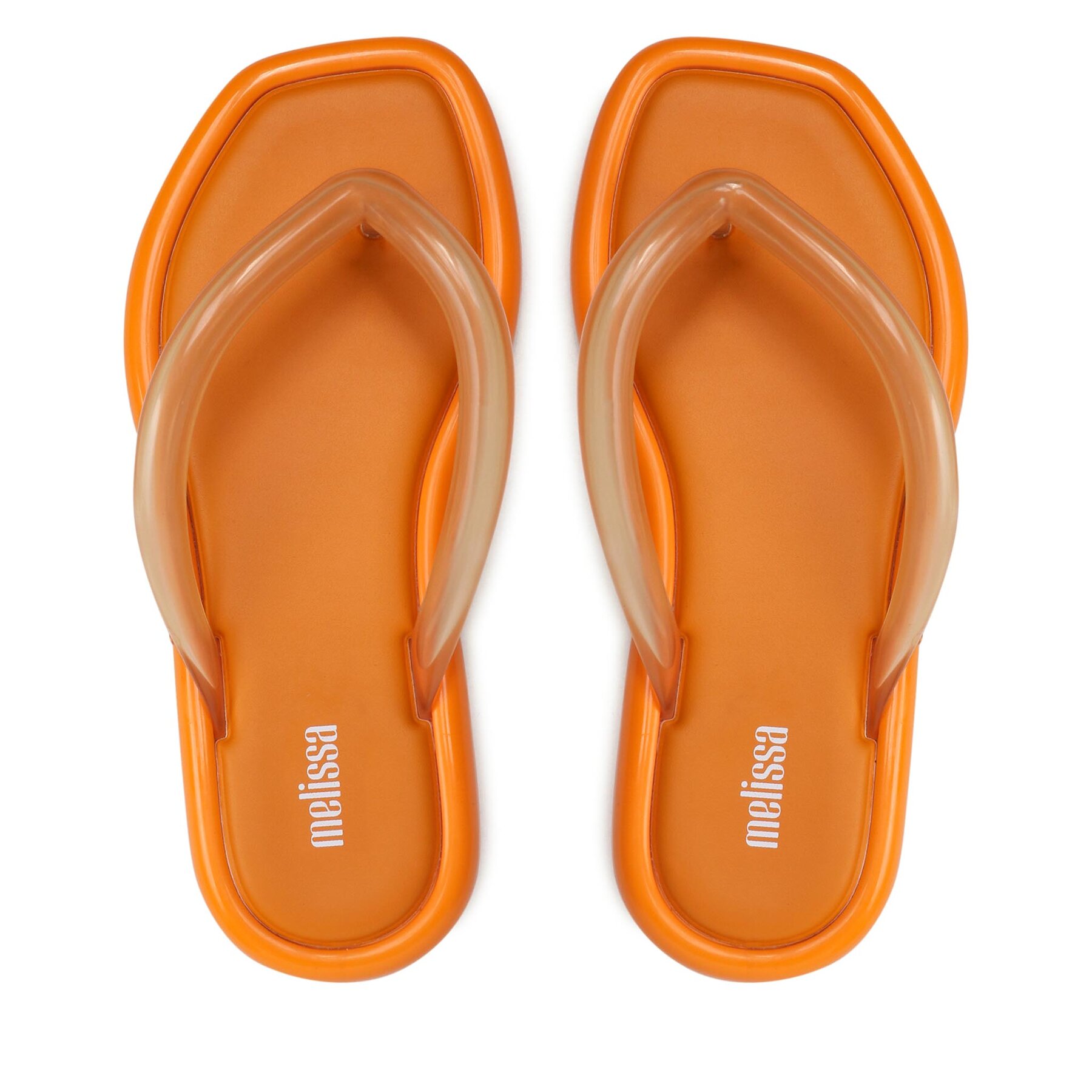 Zehentrenner Melissa Airbubble Flip Flop Ad 33771 Orange AK727 von Melissa