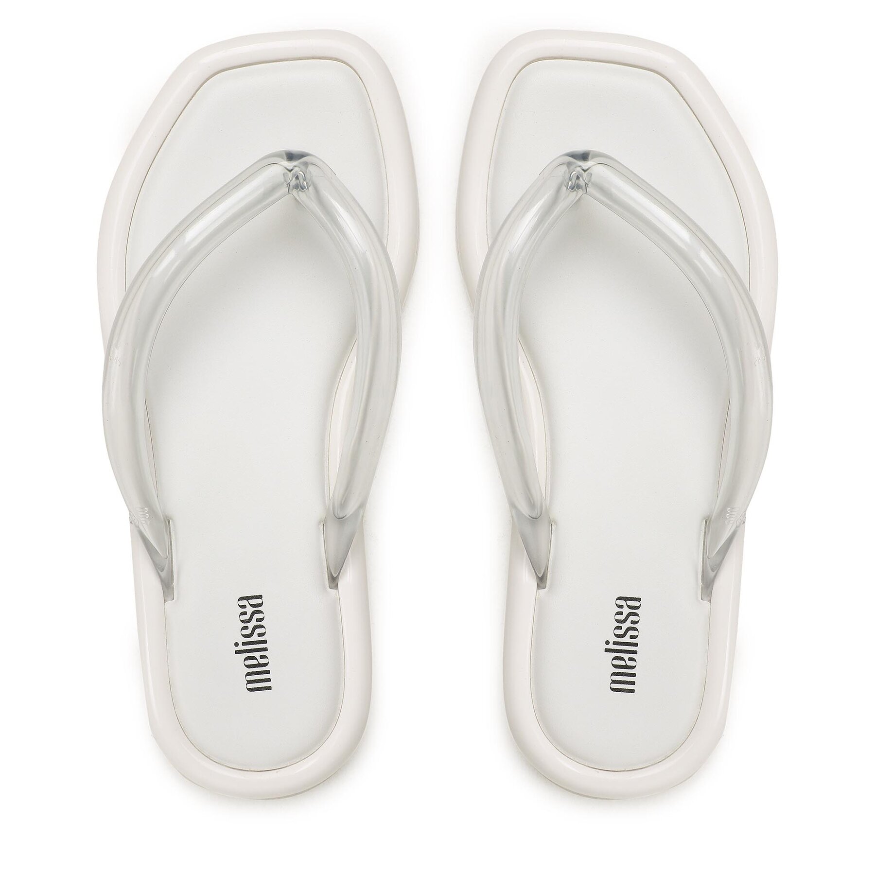 Zehentrenner Melissa Airbubble Flip Flop Ad 33771 White/Clear AF521 von Melissa