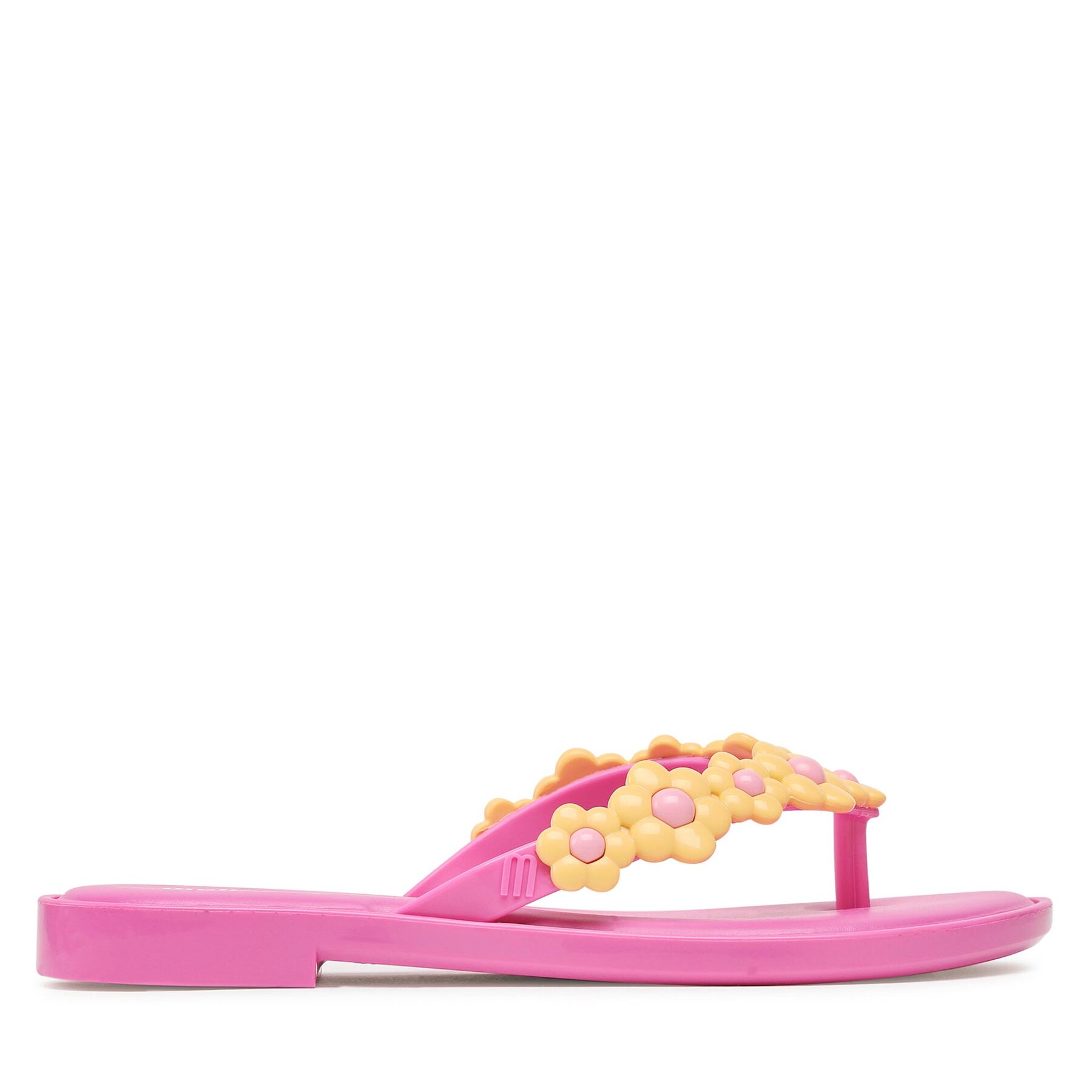 Zehentrenner Melissa Flip Flop Spring Ad 33715 Lilac/Yelow von Melissa