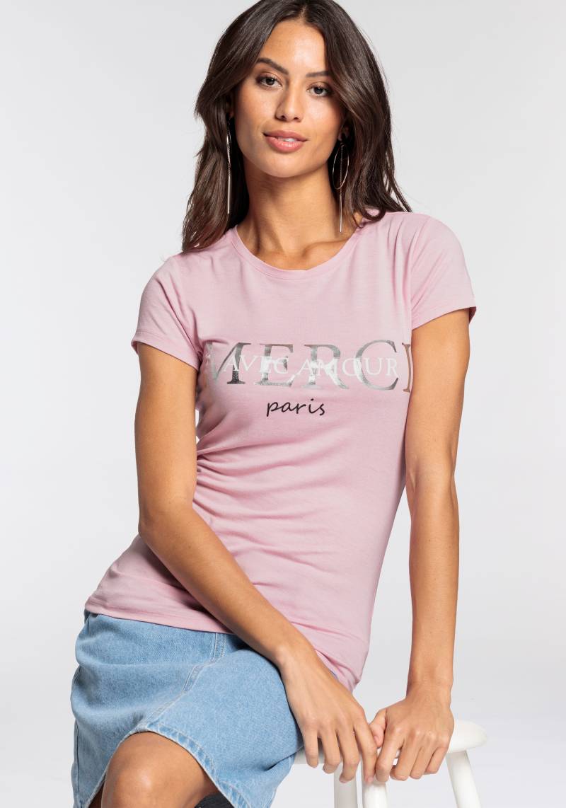 Melrose T-Shirt, mit elegantem Aufdruck - NEUE KOLLEKTION von Melrose