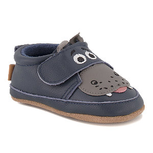 Melton Jungen Slipper Blau von Melton