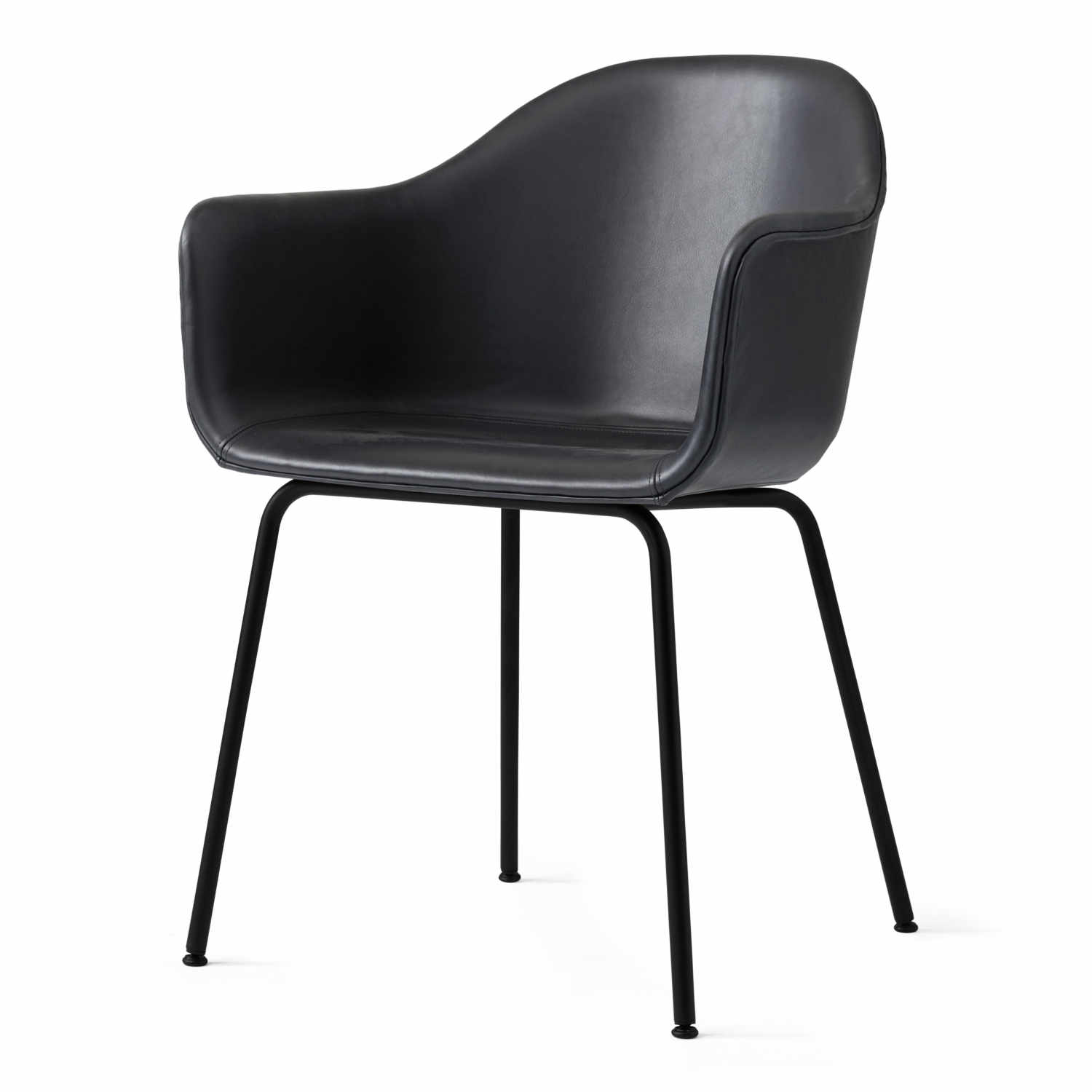 Harbour Chair Black Lederstuhl Harbour Chair Black Lederstuhl von Audo Copenhagen