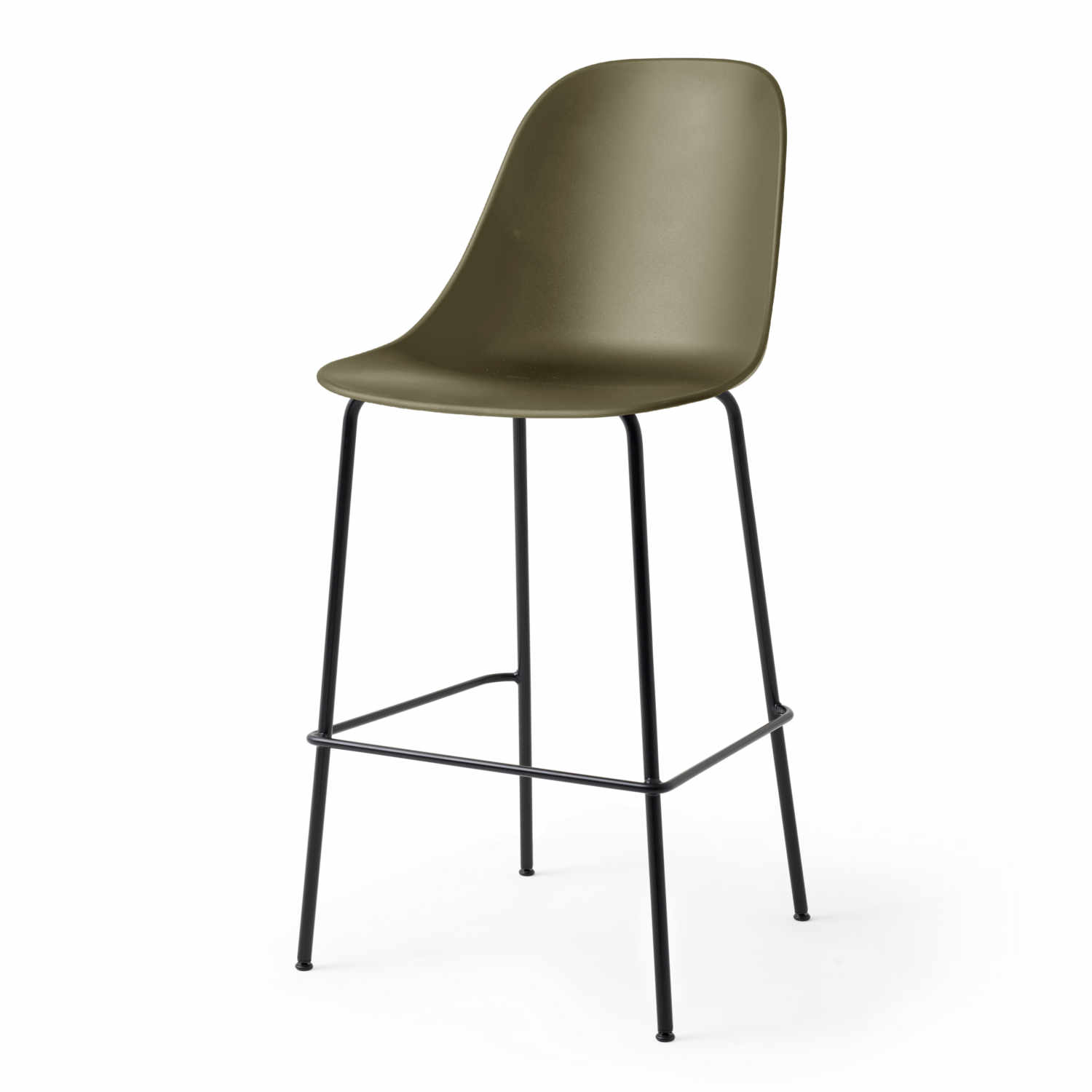Harbour Side Bar Chair Barstuhl, Sitzschale olive Harbour Side Bar Chair Barstuhl, Sitzschale olive von Audo Copenhagen