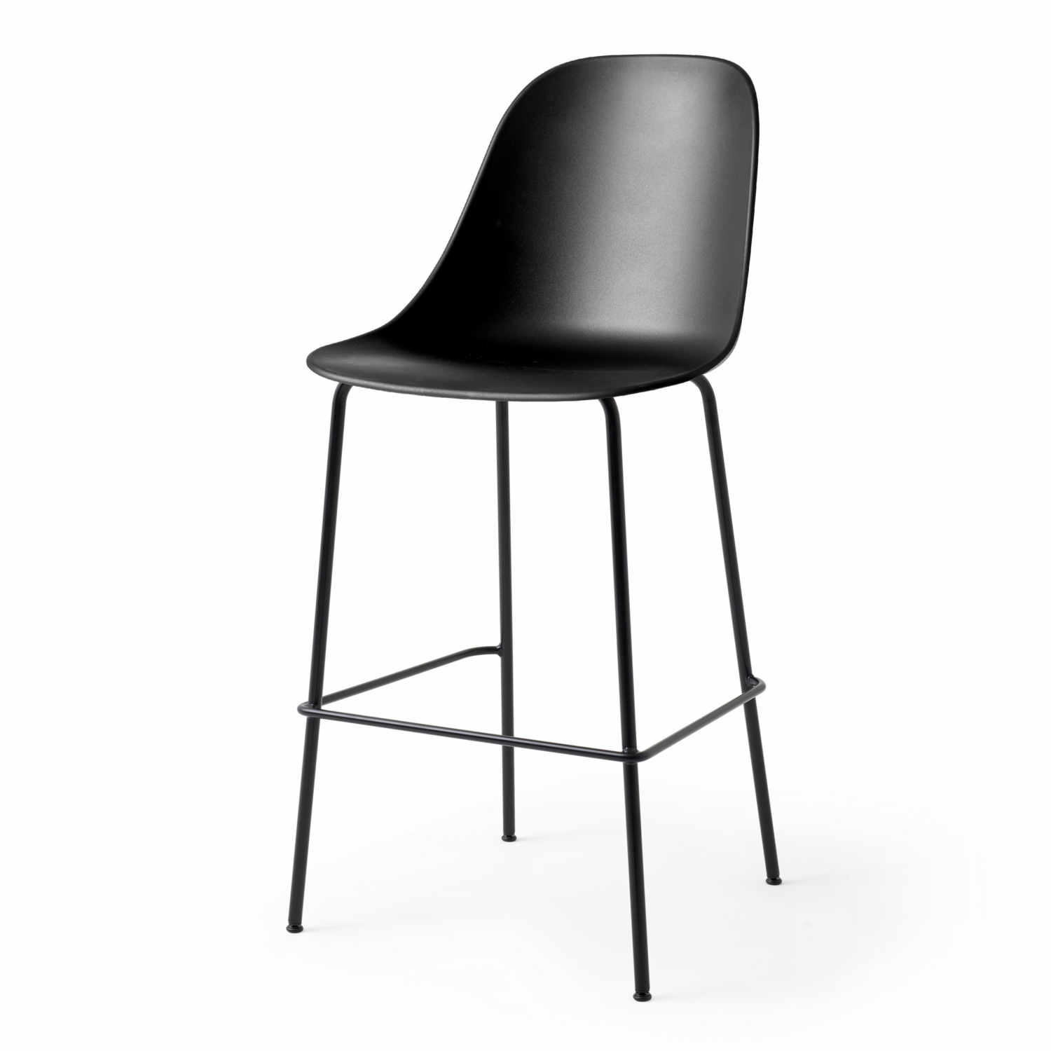 Harbour Side Bar Chair Barstuhl, Sitzschale schwarz Harbour Side Bar Chair Barstuhl, Sitzschale schwarz von Audo Copenhagen