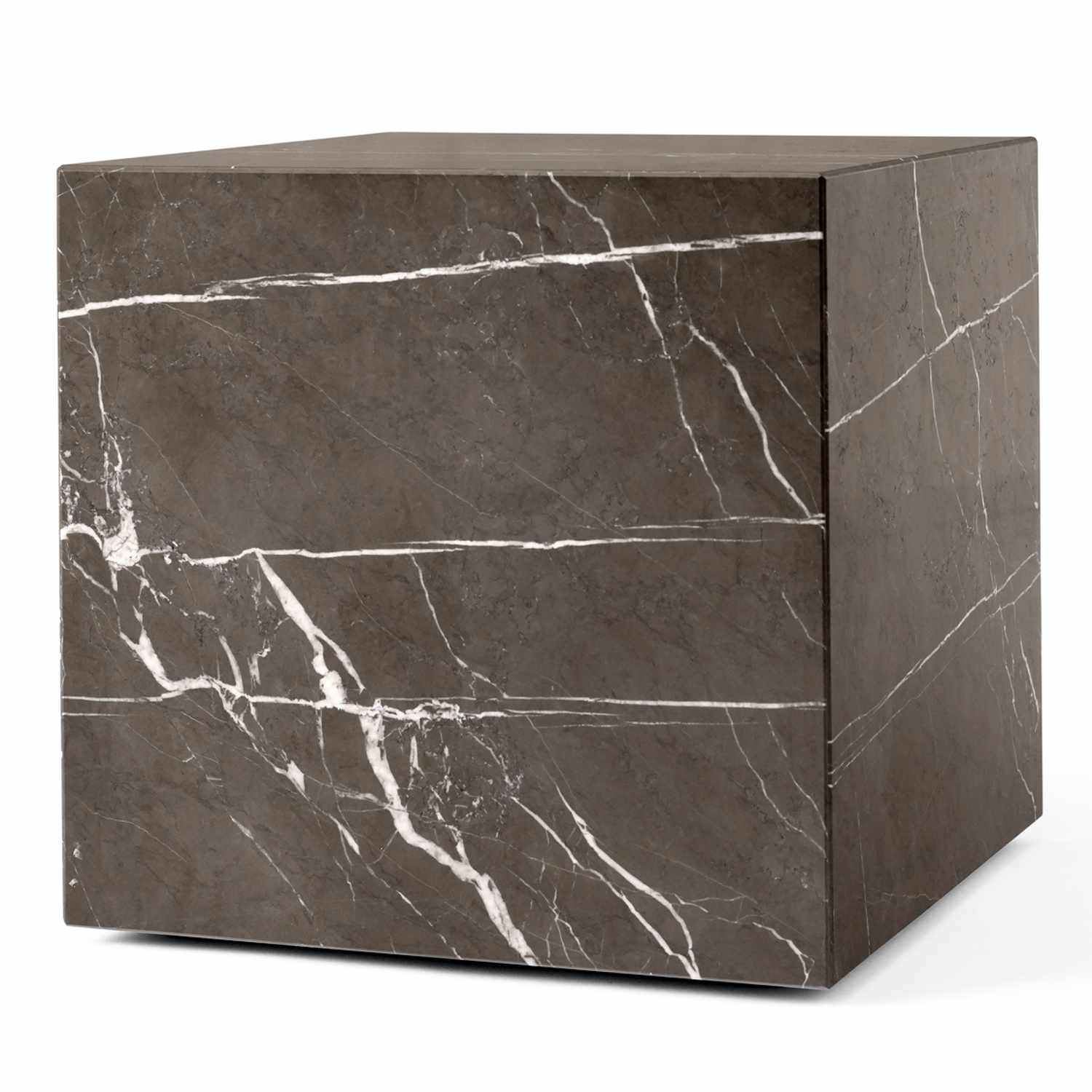 Plinth Couchtisch, Grösse b.40 x t.40 x h.40 cm, Marmor grey kendzo marble Plinth Couchtisch, Grösse b.40 x t.40 x h.40 cm, Marmor grey kendzo marble von Audo Copenhagen